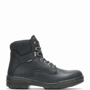 Black Wolverine DuraShocks® SR Direct-Attach Lined 6" Men Work Boots | EKV3842PY