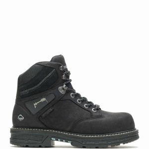 Black Wolverine Metallica Scholars Collection Hellcat UltraSpring™ CarbonMAX 6’’ Men Work Boots | JBP3848LA