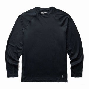 Black Wolverine Sun-Stop Eco Long Sleeve Tee Men T Shirts | WKM10043CO