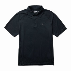 Black Wolverine Sun-Stop Eco Short Sleeve Polo Men T Shirts | GDN3465KI