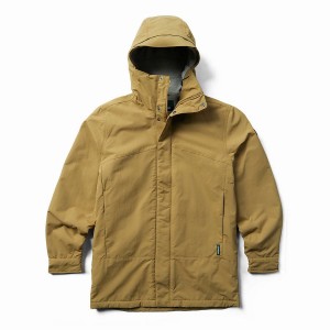 Brown Wolverine Range Sherpa Lined Parka Men Jackets | ZCU8590MY