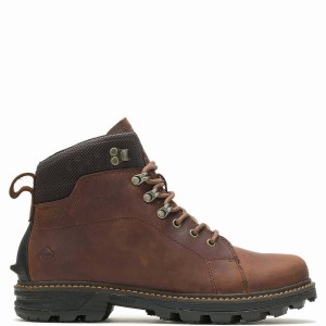 Dark Brown Wolverine Forge UltraSpring™ 6" Men Work Boots | PBC2962KQ