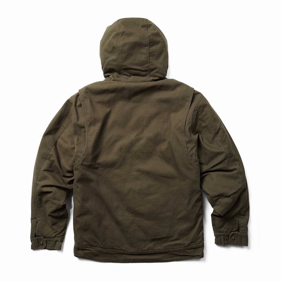 Black Green Wolverine Lockhart Men Jackets | JSR4140QK