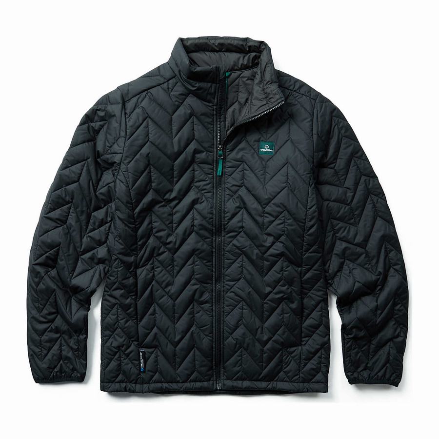 Black Wolverine Alpine Insulated Men Jackets | VTC5975DG