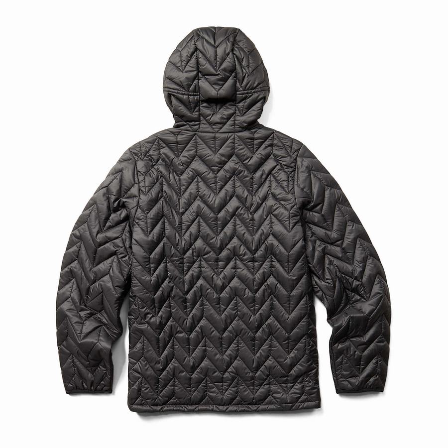 Black Wolverine Alpine Men Hoodie | RBC2754UF