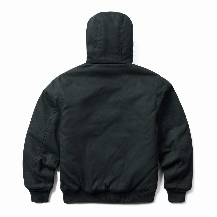 Black Wolverine Jaxon Hooded Big & Tall Men Jackets | FER9751NV