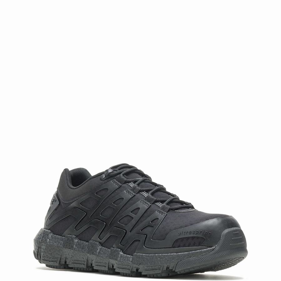 Black Wolverine Rev Vent UltraSpring™ DuraShocks® CarbonMAX® Men Work Shoes | VXZ3055QO