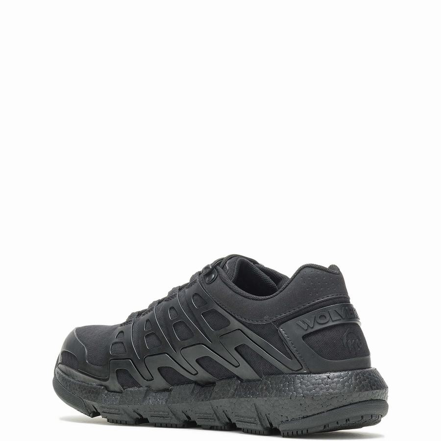 Black Wolverine Rev Vent UltraSpring™ DuraShocks® CarbonMAX® Men Work Shoes | VXZ3055QO