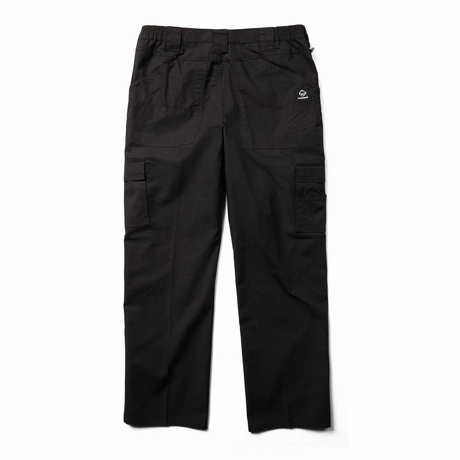 Black Wolverine Tactical Cargo Men Pants | RII1340LB