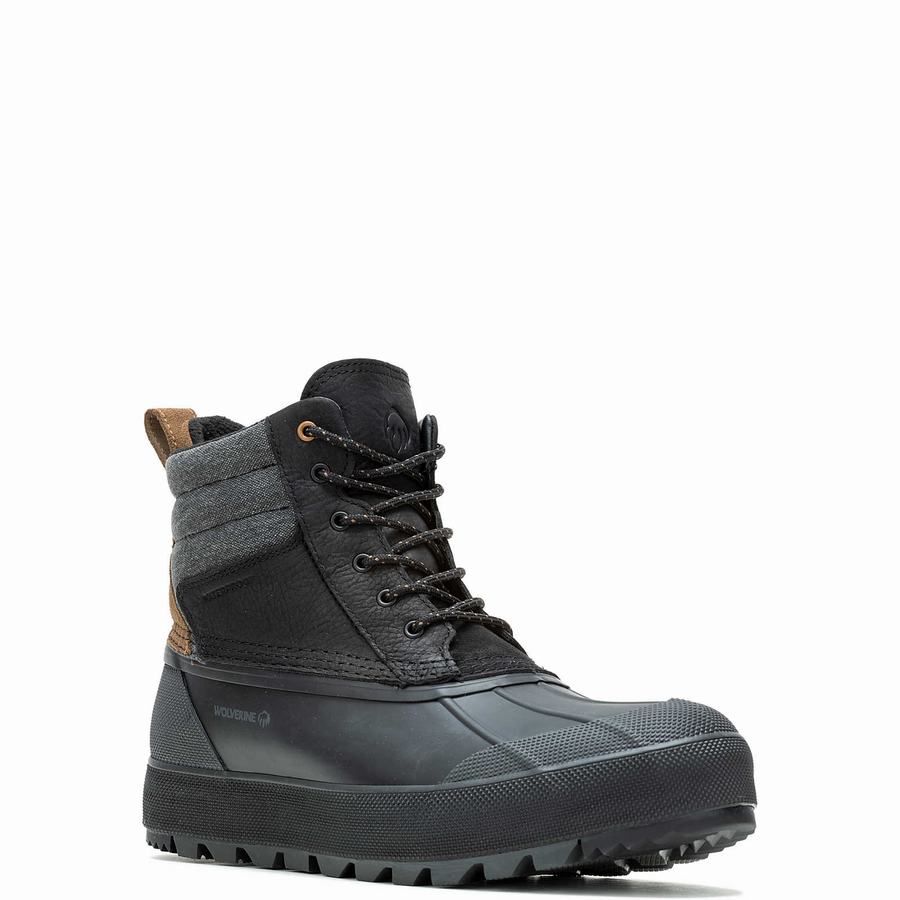 Black Wolverine Torrent Trek EPX Waterproof Insulated Mid Men Work Boots | SSI5280HS