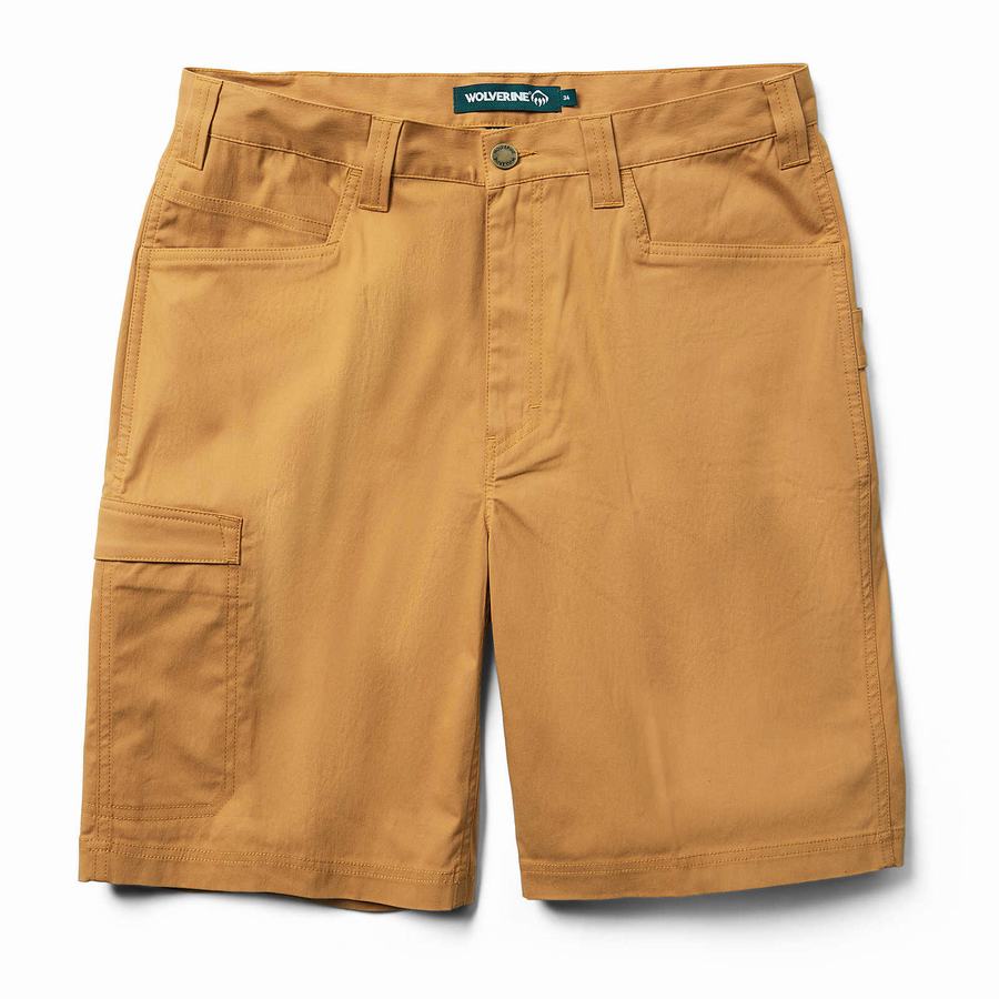 Brown Wolverine Carbur Men Shorts | FRH6038TK