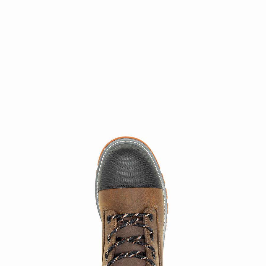 Brown Wolverine Floorhand LX Cap-Toe Steel-Toe 6