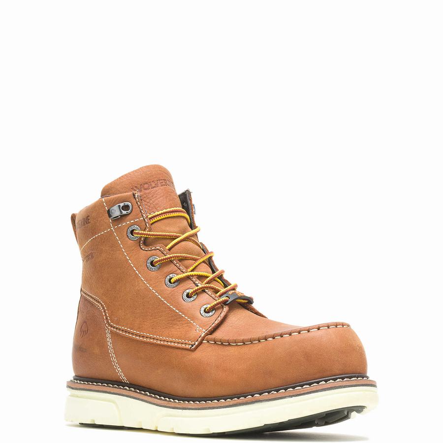 Brown Wolverine I-90 DuraShocks® Moc-Toe CarbonMAX® 6