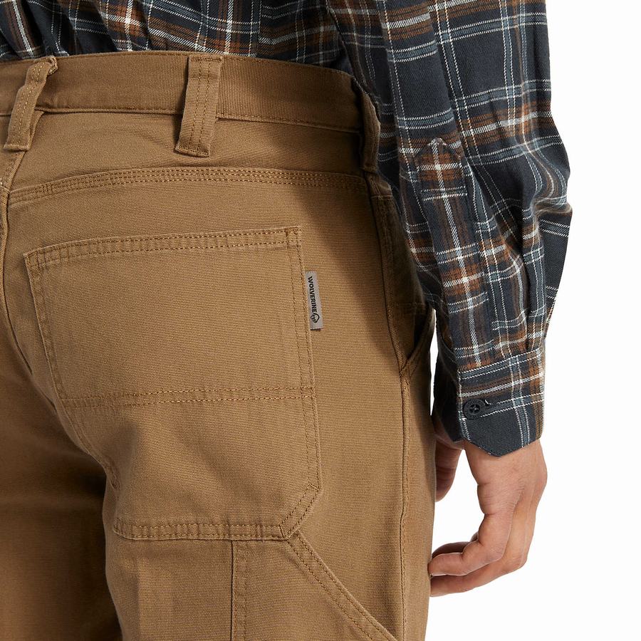 Brown Wolverine Steelhead Stretch Men Pants | DCG7725CB