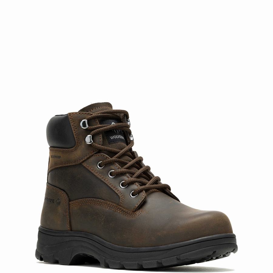 Dark Brown Wolverine Carlsbad Waterproof 6