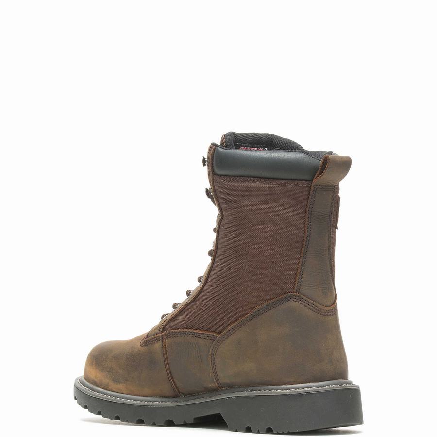 Dark Brown Wolverine Floorhand Insulated 8