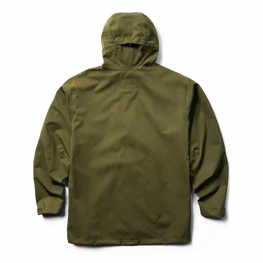 Green Wolverine Torrent 2.5L Rain Shell Men Jackets | EZZ8038QD