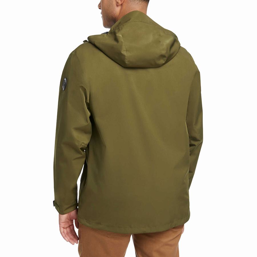 Green Wolverine Torrent 2.5L Rain Shell Men Jackets | EZZ8038QD