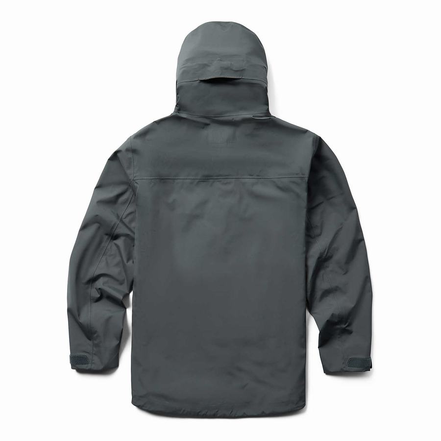 Grey Wolverine Torrent 3L Rain Shell Men Jackets | RFB6825AX