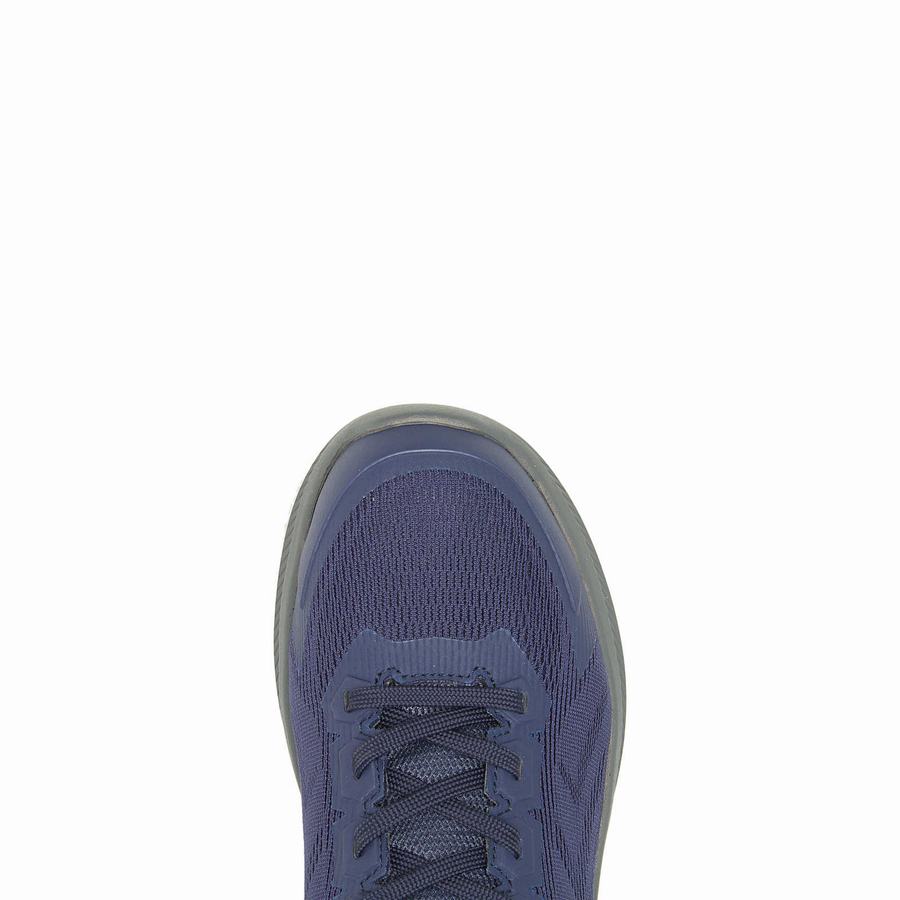 Navy Wolverine Bolt DuraShocks® Knit CarbonMax® Men Work Shoes | YTF8311LQ