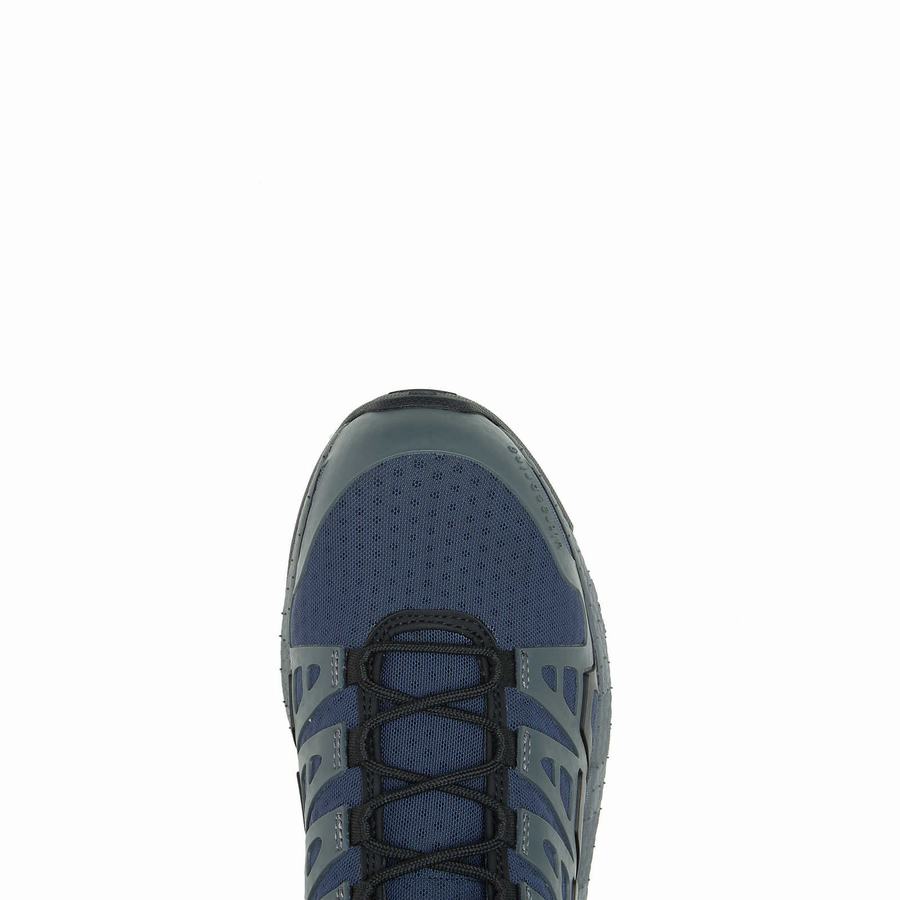 Navy Wolverine Rev Vent UltraSpring™ DuraShocks® CarbonMAX® Men Work Shoes | SVI4937PX